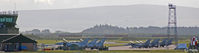  - Parked fighters at RAF Lossiemouth during Exercise Joint Warrior 16-2, includes RAF Typhoon GR4's and Portugese AF F-16's - by Clive Pattle