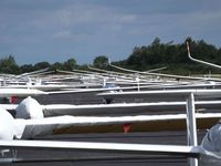  - Launch grid of a glider Competition at Tibenham - by Keith Sowter