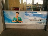 VCCW, Check-in counter @ MRIA Hambantota (Southern Sri Lanka), photo by Shiran