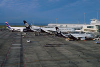  - CC-BGE, ZK-OKM and ZK-OJO getting ready for their first flights of the day - by Micha Lueck