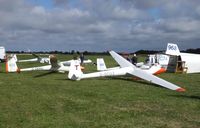  - Gliders being assembled at Tibenham - by Keith Sowter