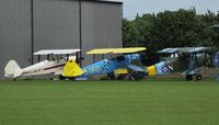  - visiting aircraft parked beside the hangar - by Keith Sowter