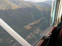  @ Big Creek Airport - Flying north for downwind at Big Creek. - by Gerald Howard