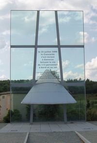  - Memorial at the crash site at Gonesse to the tragic crash of Concorde after take off from Le norget - by Keith Sowter