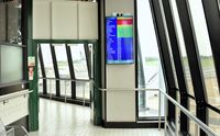  - Part of the viewing gallery at Belfast International. - by Albert Bridge