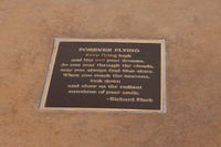  - Tribute Plaque at CMA Airport Public View Park - by Doug Robertson