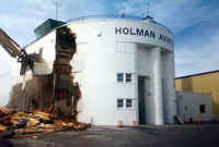  - The original art-deco style terminal being torn down in the late 1990's. - by Jim Hellinger