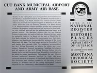  - Cut Bank Airport - by Jim Hellinger