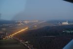  - Turning final for runway 06 in Luxembourg at 17:00 LT after sunset in December. - by David Hagen