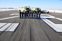  - Men & equipment of BOI ARFF unit. - by Gerald Howard