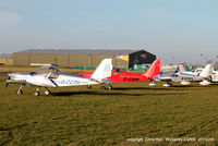 - EV-97s at the Turkey Curry fly in, Wickenby - by Chris Hall