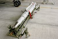  - MBDA MICA is an anti-air multi-target, all weather, fire-and-forget short and medium-range missile system, Exibited at Landivisiau naval Air Base (LFRJ) - by Yves-Q