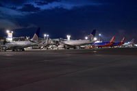  - Early morning on the south ramp of Concourse B. - by Gerald Howard