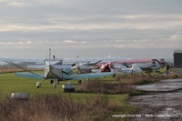  - Brass Monkey fly in, North Coates - by Chris Hall