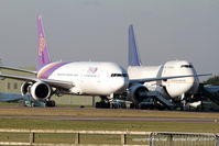  - Thai B777 and Saudi B747 in storage at Kemble - by Chris Hall