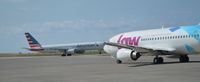  - Aircrafts American Airlines and Latin American Wings at PAP - by Jonas Laurince