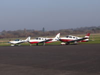  @ Turweston Aerodrome Airport - Turweston Apron with a few visitors - by Adam Loader