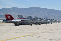  - F/A-18Fs from VAF-102 “Diamondbacks”, NAF Atsugi, Japan (CVW-5  USS Ronald Reagan) parked on the south GA ramp.
 - by Gerald Howard