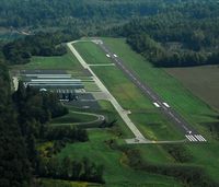  - Updated aerial with new ramp, 25 runup, and removal of taxiway C. - by MacAir