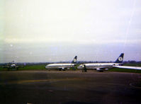  - Sabena Boeing 737's parked on the North Apron, winter 1976, carrying continental shoppers on day trips.  - by Paul Howlen
