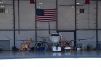  - Aircraft under going maintenance in new Skywest hangar. - by Gerald Howard