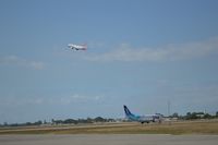 - Aircraft American Airlines take off while Latin Wing waiting for .. - by Jonas Laurince