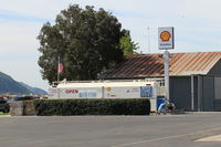  - Santa Paula Self-Serve SHELL 100LL Fuel Dock. Location: midfield North, no price change - by Doug Robertson