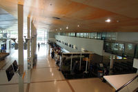  - Check-in area at Hamilton. Note Gandalf in the picture :-) - by Micha Lueck