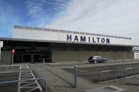  - Hamilton's airport is plain from the outside, but quite nice inside. - by Micha Lueck