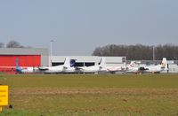  - Overview of Maastricht Aachen Airport (NL) with some of  the stored Fokker, ATR, DHC and Canadair aircraft. - by FerryPNL