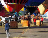  @ LFJY - ballons in the world record launch at Chambley - by Keith Sowter