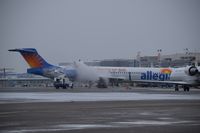  - De ice operations during a cold, snowy morning. - by Gerald Howard