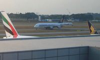  - Airbus A380 arriving at Changi Airport - by Bob Simmermon