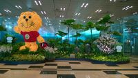 - Inside one of the world's most beautiful airports. - by Bob Simmermon