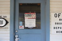  - Santa Paula Airport Office, 28 Wright Taxi near Fuel Dock. Get transient overnight parking pay voucher envelopes here. Also permanent parking/hangar availability/other inquiries within. - by Doug Robertson