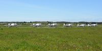  - 6 visiting Vans RV aircraft of Team Raven. - by Roger Winser