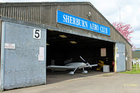  - Hangar view at the GA airfield at Sherburn-in-Elmet EGCJ - by Clive Pattle