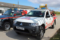  - Fire Rescue vehicles at EGCJ - by Clive Pattle