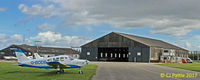  - Airfield view at EGCJ - by Clive Pattle