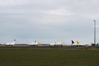  - At weekends apron 2 is home of small freighters at LEJ.... - by Holger Zengler