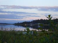  - The best evening approach for Beluga Lake seems to be with the use of the lights of the MacDonalds in the north west corner of the lake and the lights of the passing cars using the causeway on the west end of the lake.  This allows for a low E to W appr.  - by Alexander Clark