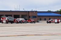  - Idaho Air national Guard ARFF units. Stationed on the south side of airport. - by Gerald Howard