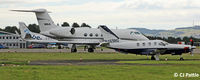  - Dundee continues to attract a variety of visiting Bizjets and GA traffic - Apron scene - by Clive Pattle