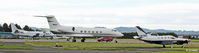  - Dundee continues to attract a variety of visiting Bizjets and GA traffic - Apron scene - by Clive Pattle