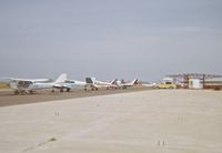  - Old Rio Vista Airport California. Hangar being built. 1975? - by Clayton Eddy