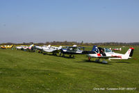  - visitors at the Beagle Pup 50th anniversary celebration fly in - by Chris Hall