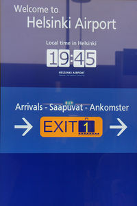  - All information is given in three languages: English, Finnish, and Finland's second official language Swedish - by Tomas Milosch