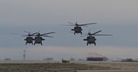 - UH-60s from the 1-183rd AVN BN, Idaho Army National Guard departing Bravo.
 - by Gerald Howard