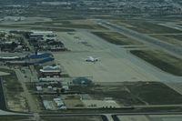  - Looking at the Idaho ANG ramp on the south side of BOI. A-10Cs are on the west side and a new Boeing 787 is parked where the C-130s used to be. - by Gerald Howard