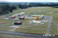  - Aero club facility at Christchurch International, view from climbout off RW29 - by Peter Lewis